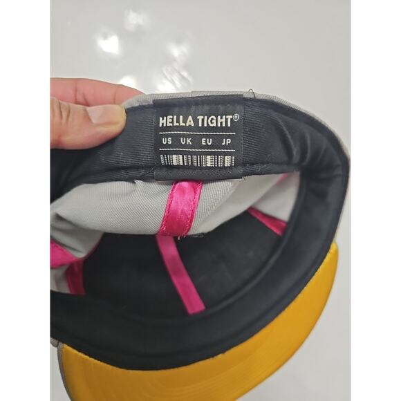 Hellatight Cavalera Fitted Cap Grey Shiny Sugar Skull Embroidered Logo - Picture 3 of 4